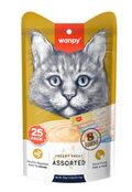 Wanpy Cat Creamy Lickable Treats 25 Mixed Flavor 350g x24
