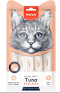 Wanpy Cat Creamy Tuna Salmon Treats 70g