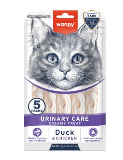 Wanpy Cat Duck and Chicken Treats 70g