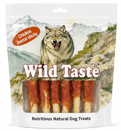Wild Taste Chicken Dental Sticks 80g