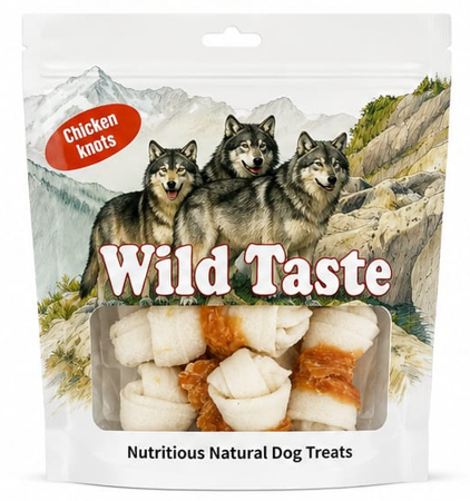 Wild Taste Chicken Knots 80g