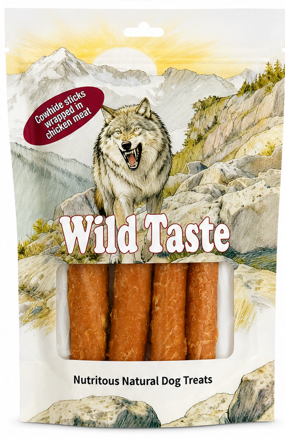 Wild Taste Chicken Smoked Cowhide Roll