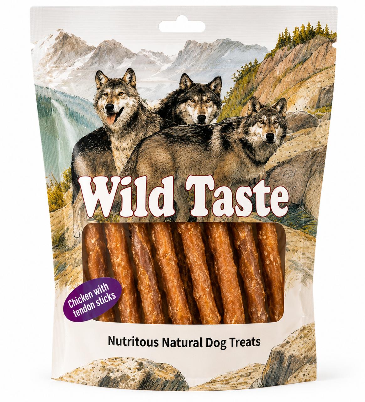 Wild Taste Chicken Tendon Sticks 500g
