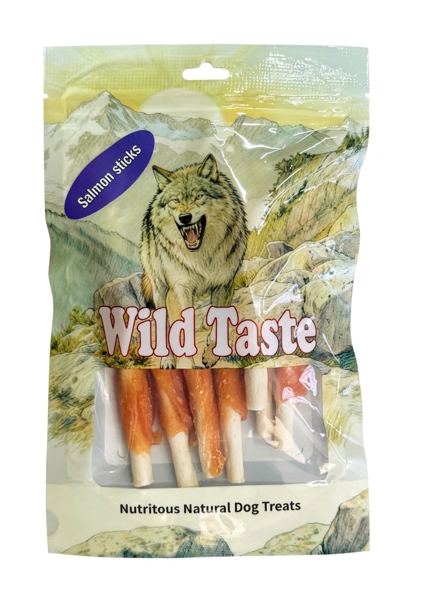 Wild Taste Salmon Sticks 80g