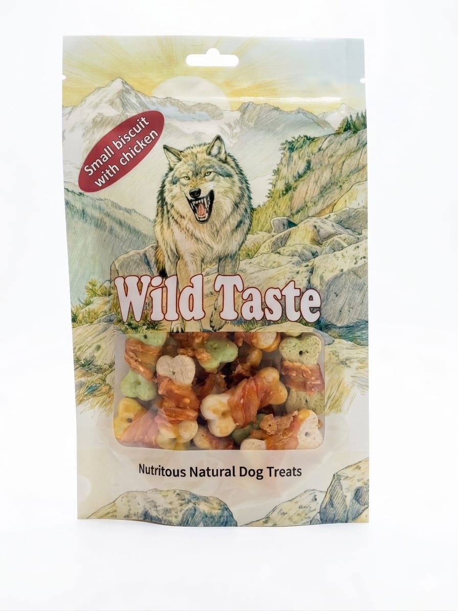 Wild Taste Small Biscuits With chicken 80g