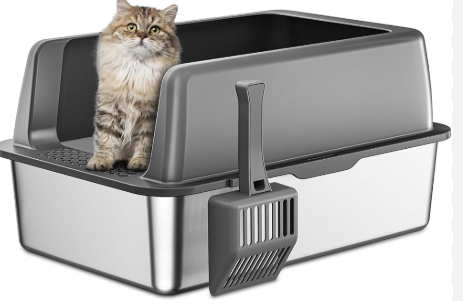 Stainless Steel Litter Box 60x40x30