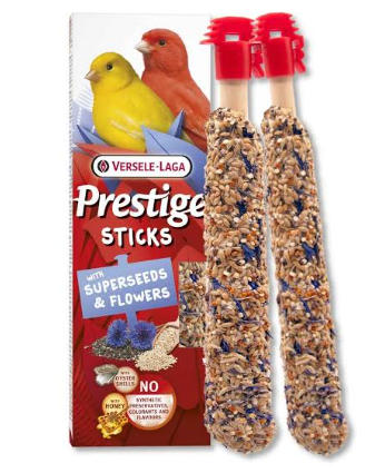 Sticks Canaries With Superseeds & Flowers 2Pcs