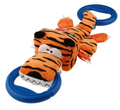 GiGwi Iron Grip Tiger Plush Tug Toy with Handle